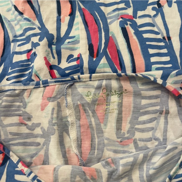 Lily Pulitzer       Red Right Return Marlowe Boatneck T-Shirt Dress - Picture 7 of 11